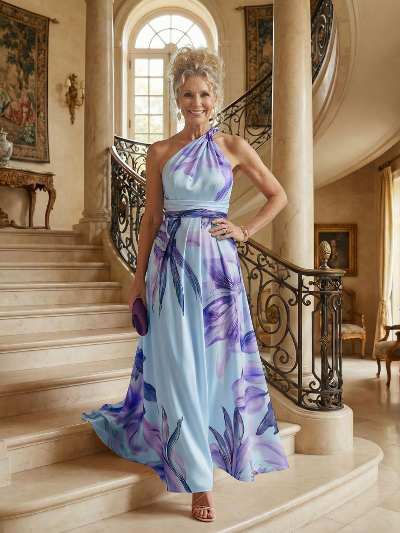 Amiel | Robe longue fleurie