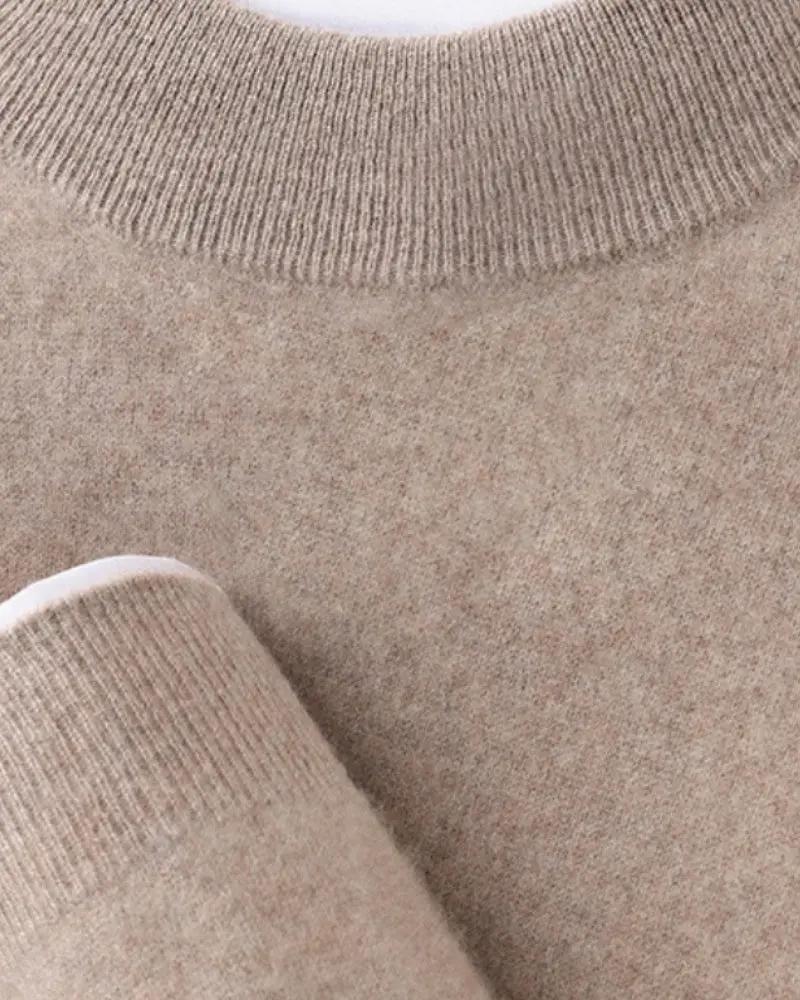 Cashmere Wool Turtleneck Old Money