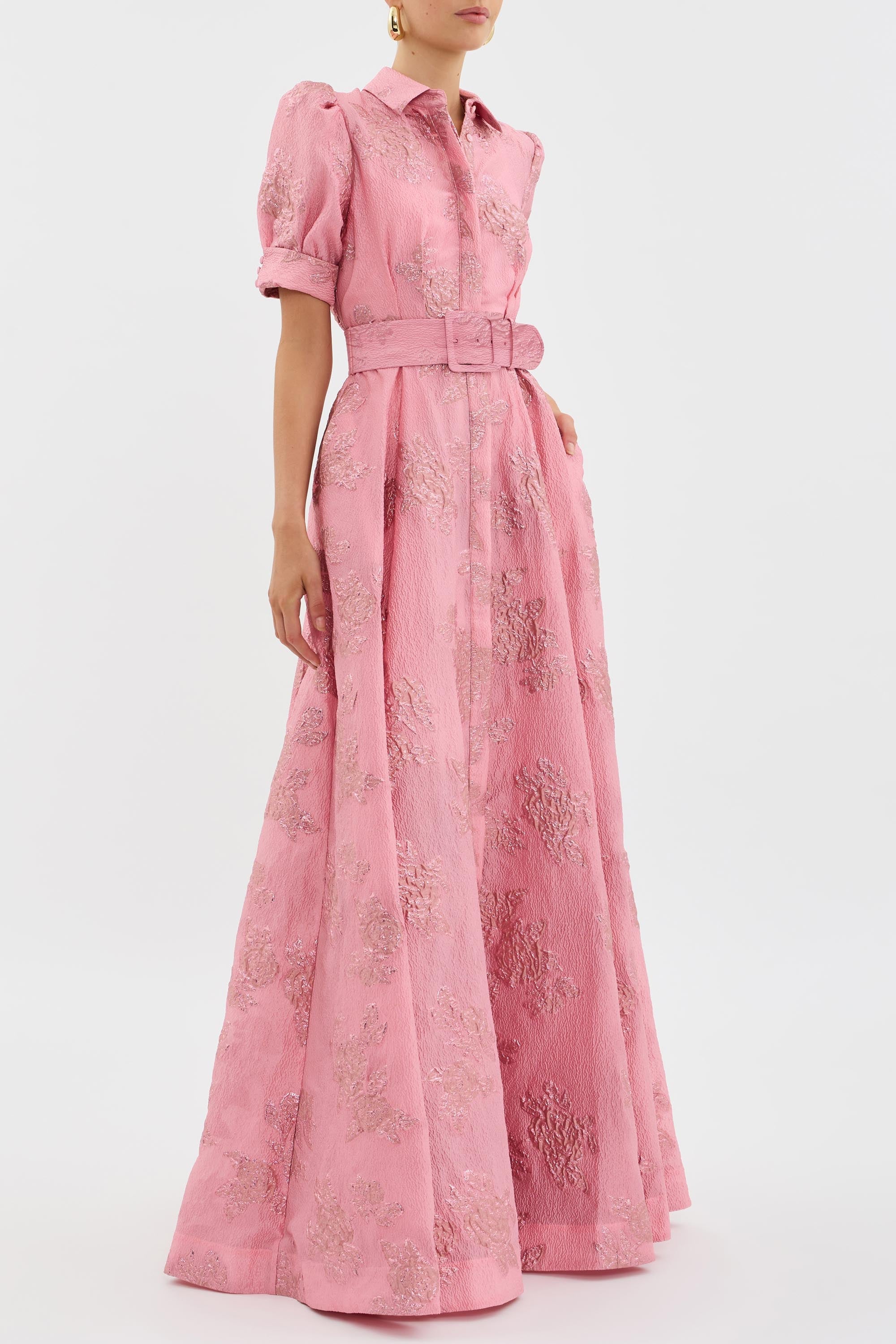Madison™ | Robe à manches courtes bouffantes