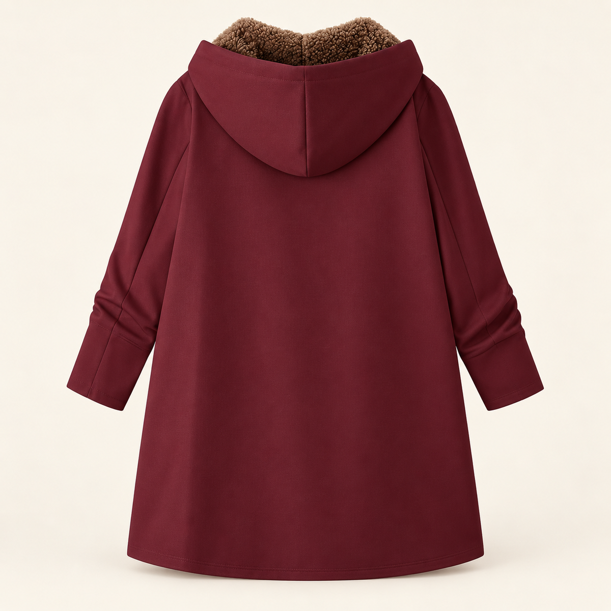 Evelyn™ | Manteau à capuche douillet en sherpa