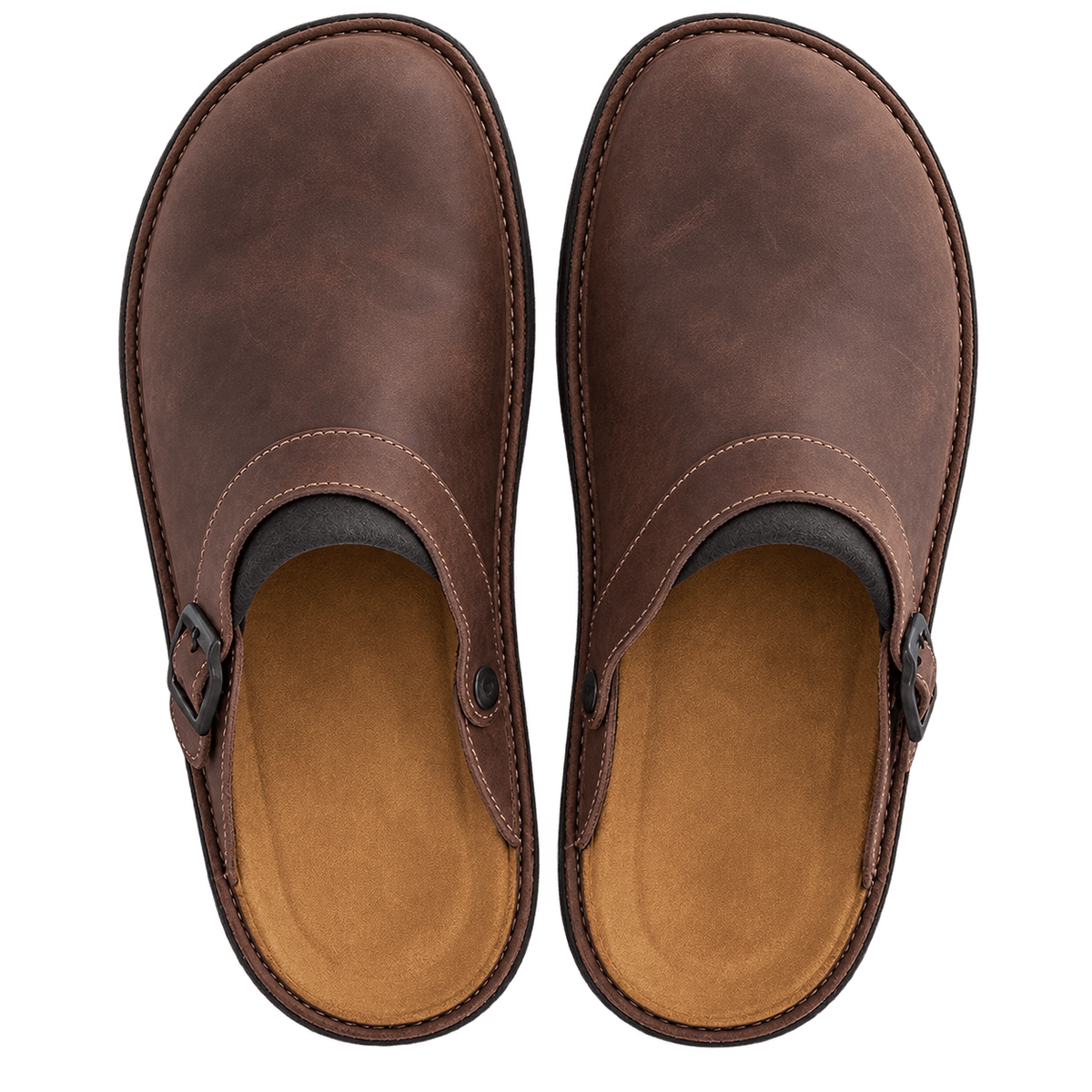 Chaussures slip-on confortables Danoir Paris Carter en cuir noir, faciles à enfiler, pour un style décontracté et élégant.