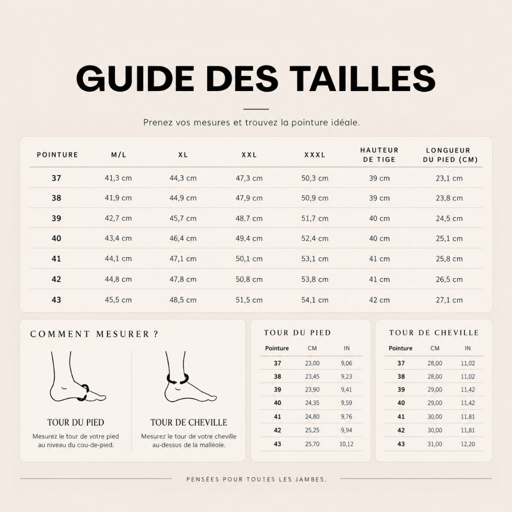 Bottes hautes à talon Danoir Paris Nora pour mollets larges, en cuir noir avec finition élégante et talons robustes.