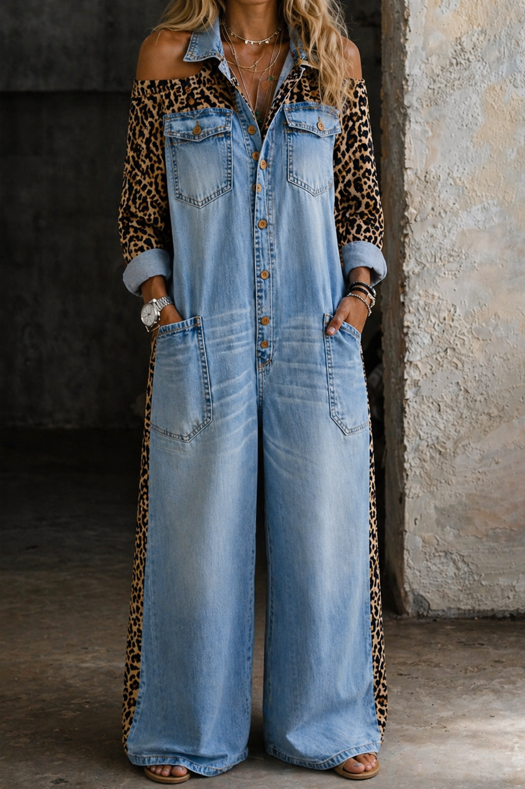 Amanda | Combinaison-short en jean One Piece