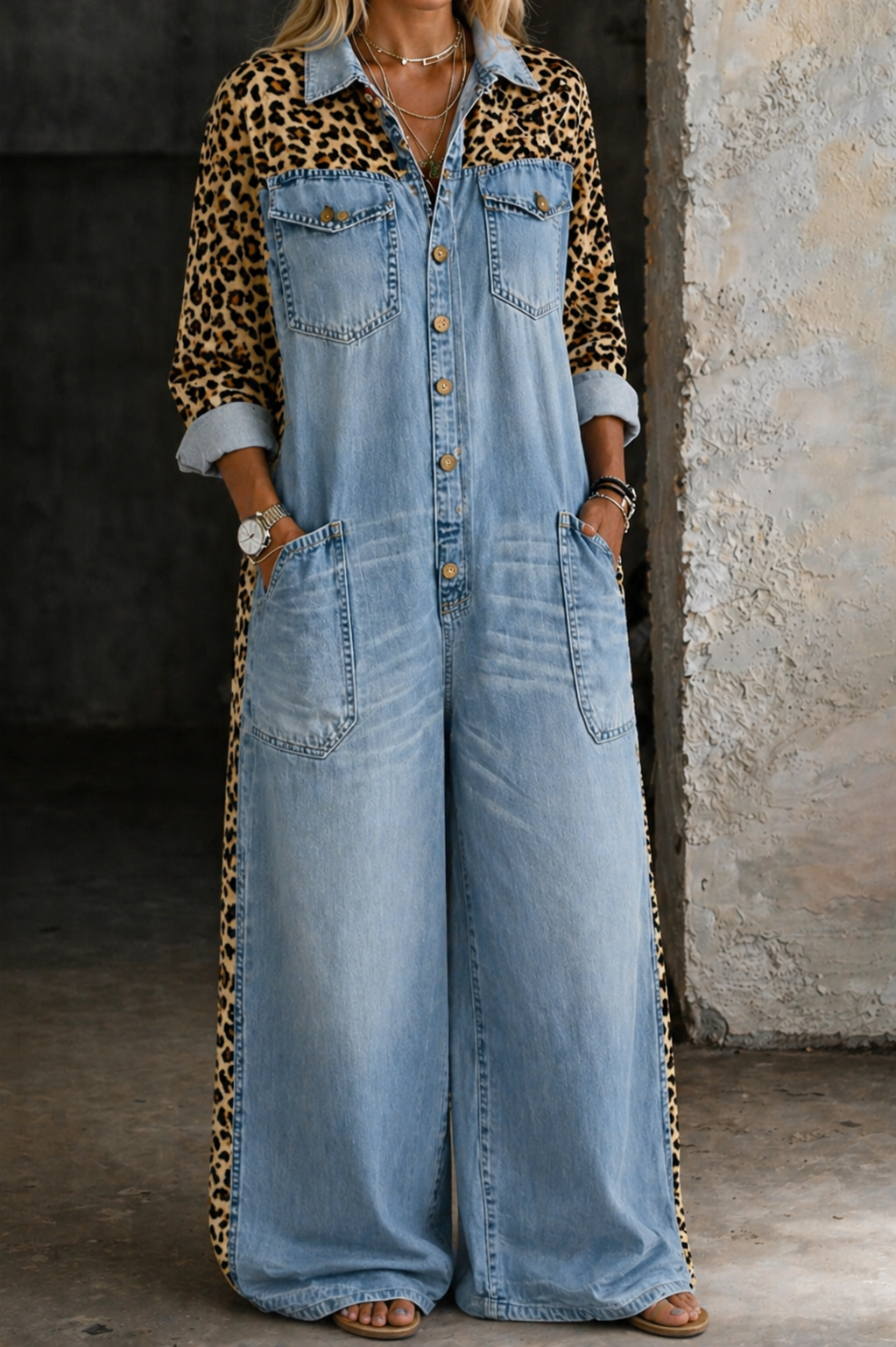 Amanda | Combinaison-short en jean One Piece