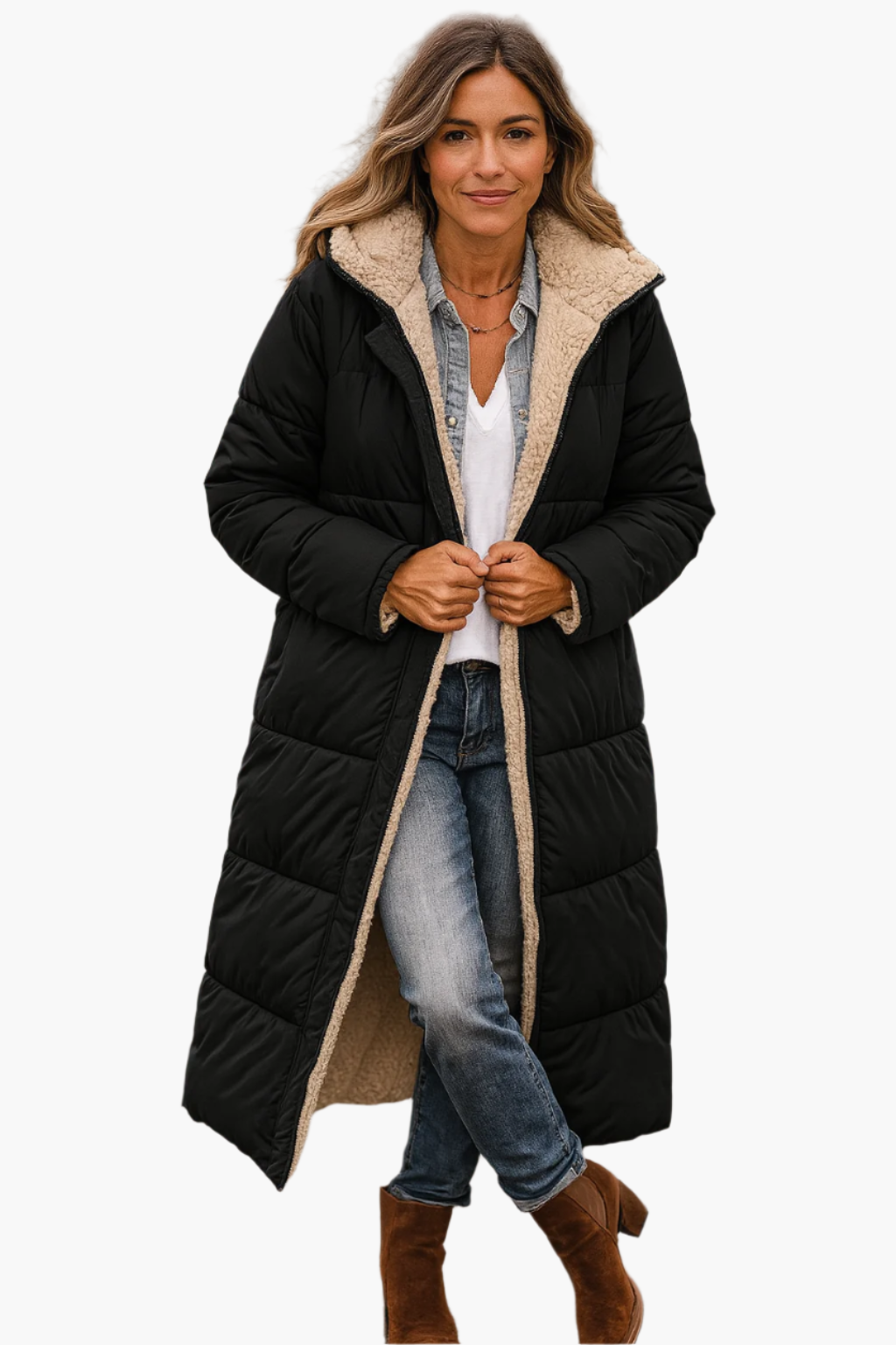 Paige - Long Manteau Douillet