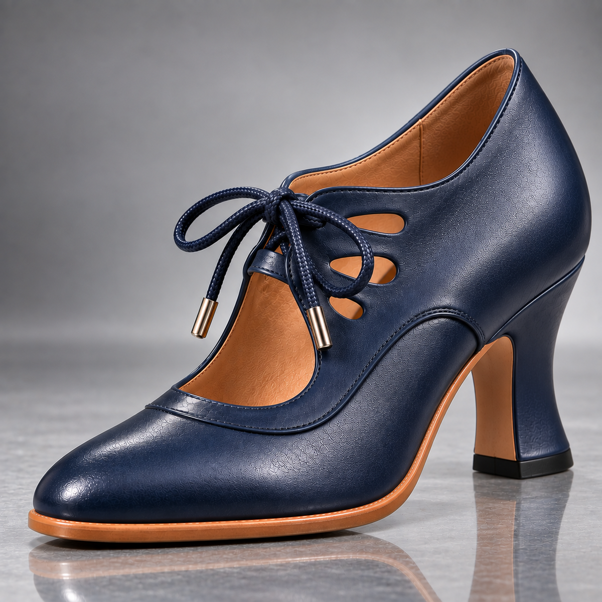 Philomène | Escarpins à lacets vintage