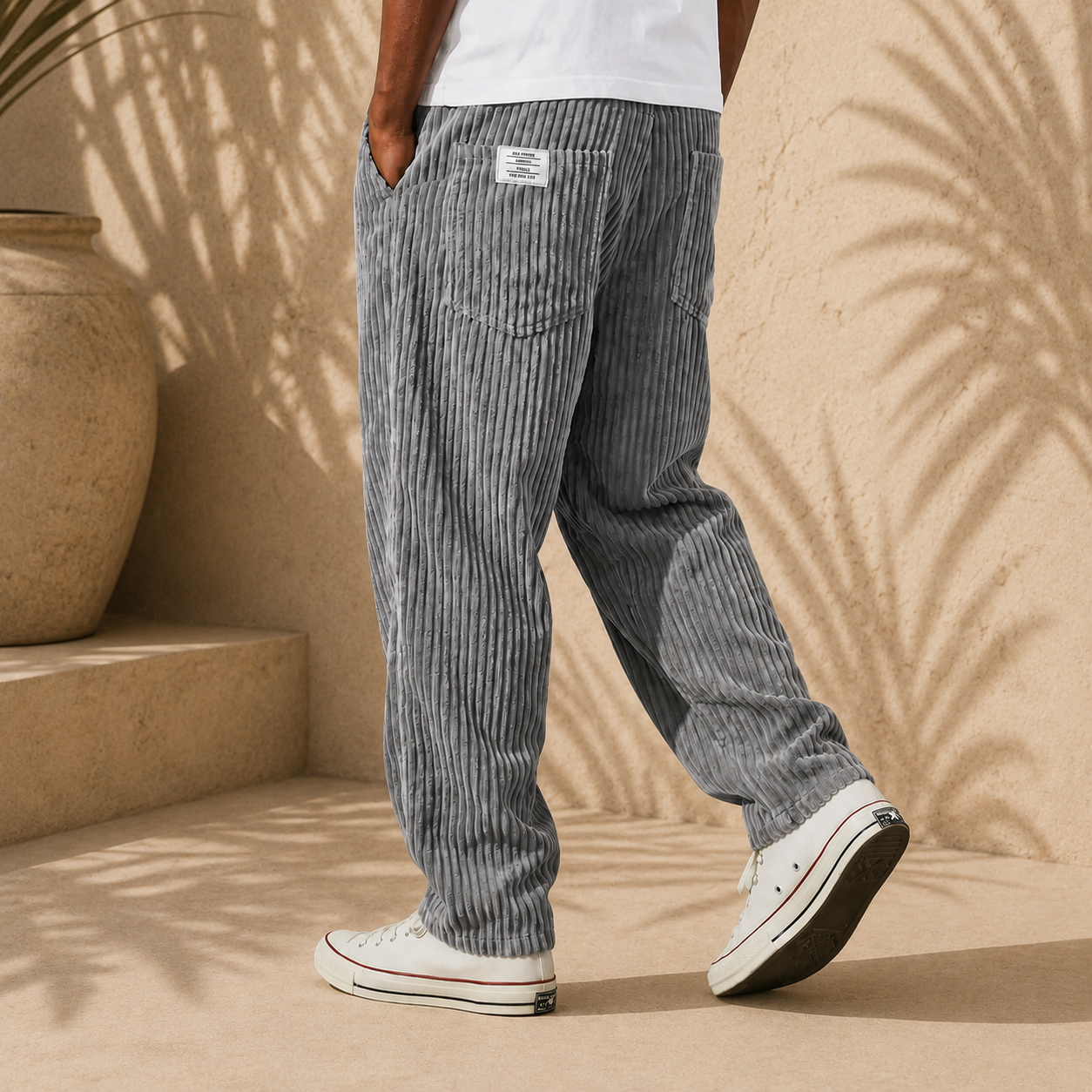 Adriano - Pantalon en Velours Côtelé