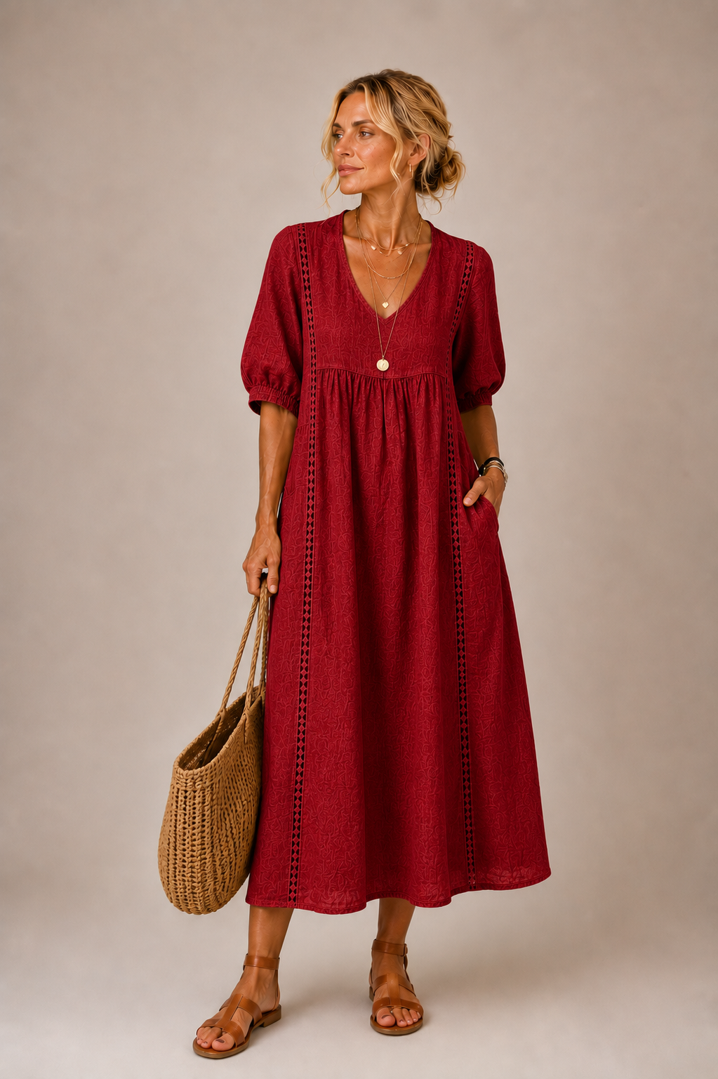 Gillian | Robe midi d'été