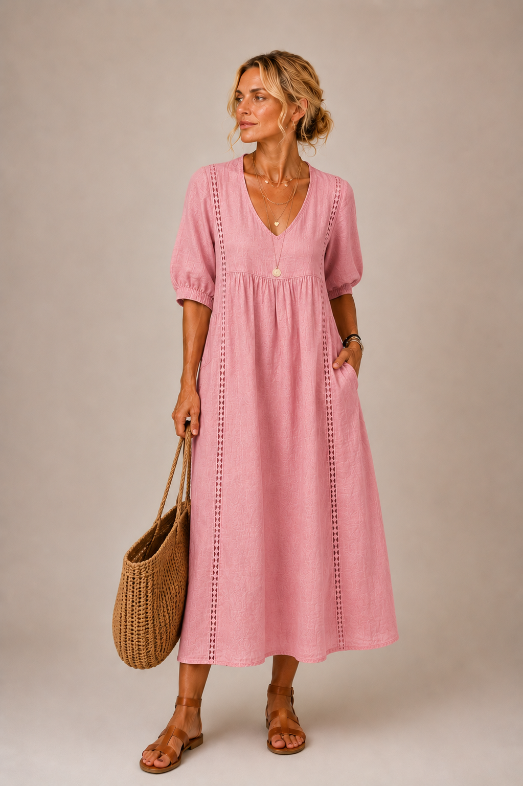 Gillian | Robe midi d'été