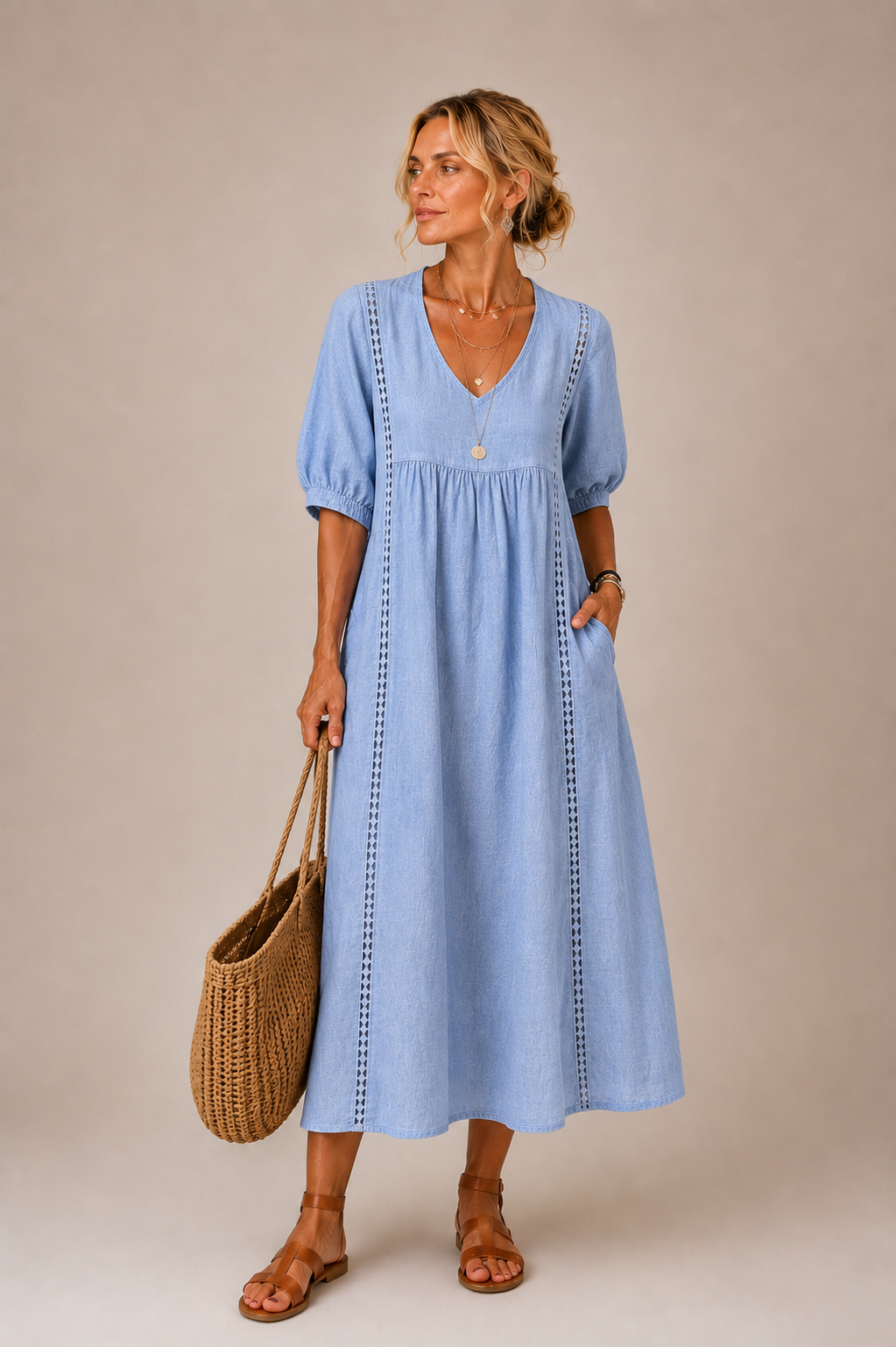 Gillian | Robe midi d'été