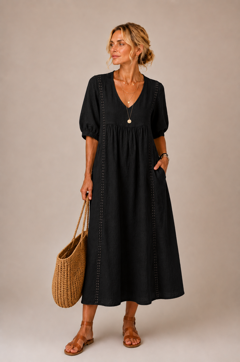 Gillian | Robe midi d'été