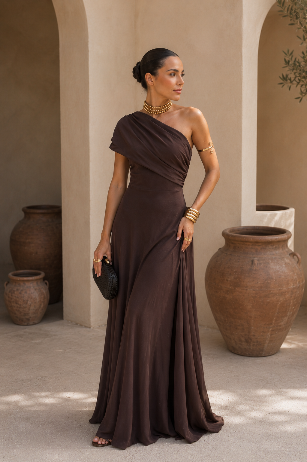 Robe Toledo marron
