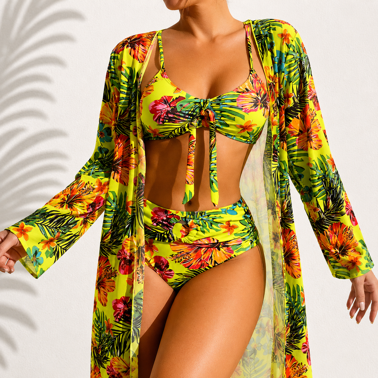 DANOIR | Bikini 3 Pièces Élégant Tropical Marie