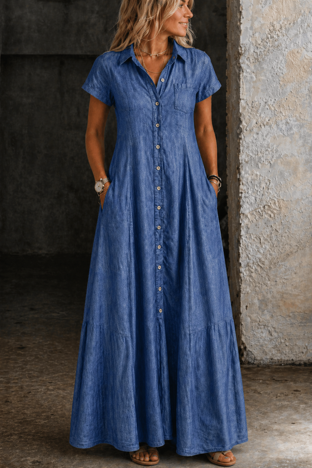 Eliza | Robe Longue en Jean
