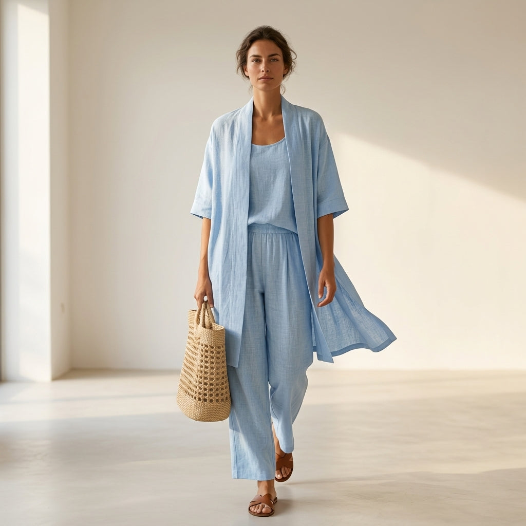 Isabela™ | Ensemble de lin élégant et sophistiqué