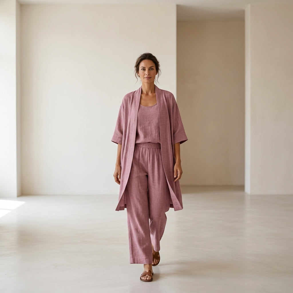 Isabela™ | Ensemble de lin élégant et sophistiqué