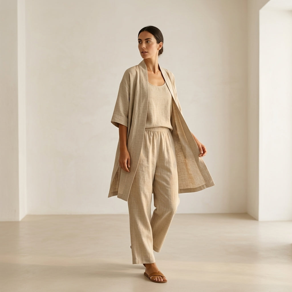 Isabela™ | Ensemble de lin élégant et sophistiqué