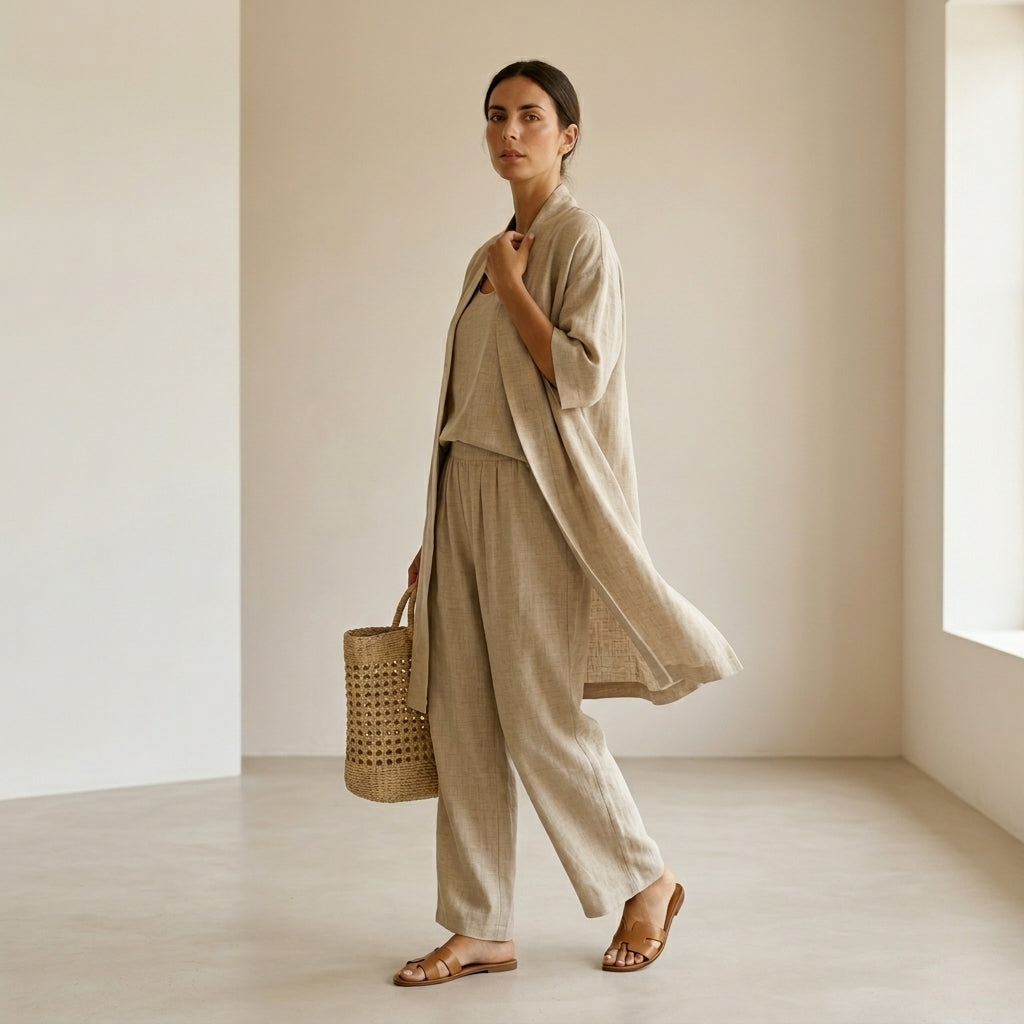 Isabela™ | Ensemble de lin élégant et sophistiqué