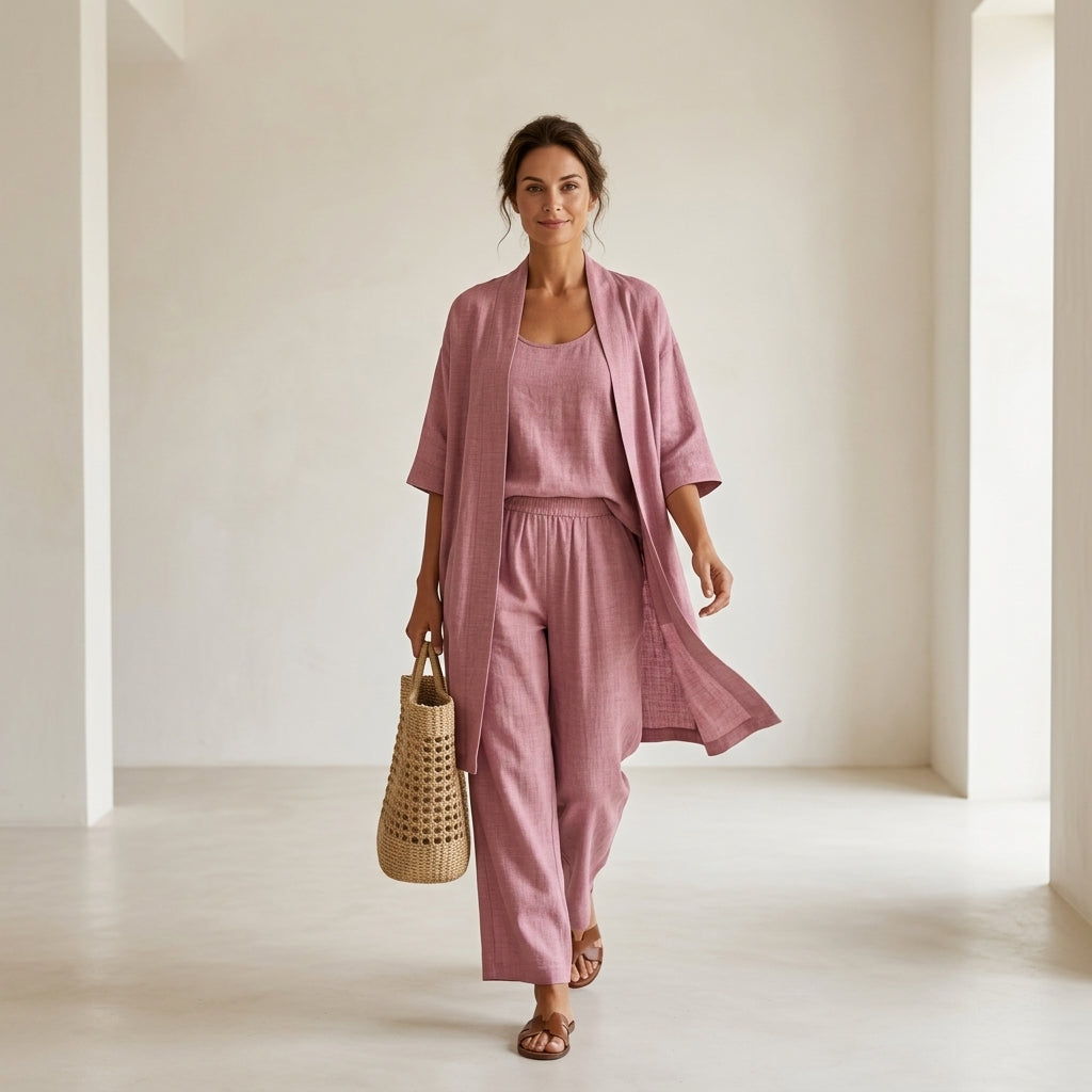 Isabela™ | Ensemble de lin élégant et sophistiqué