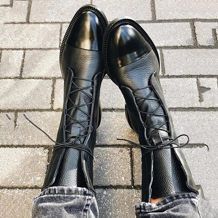 Chaussures à talons hauts Danoir Paris Harper, bottes élégantes en cuir de haute qualité, mode sophistiquée et confortable.