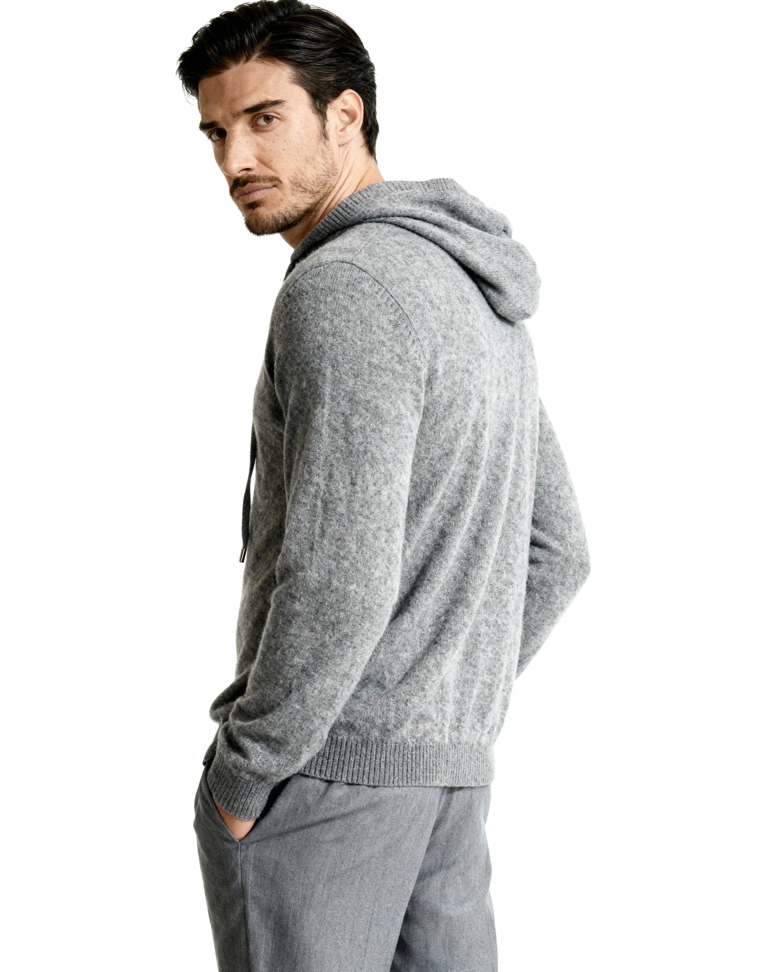 100% Cashmere Hoodie Old Money