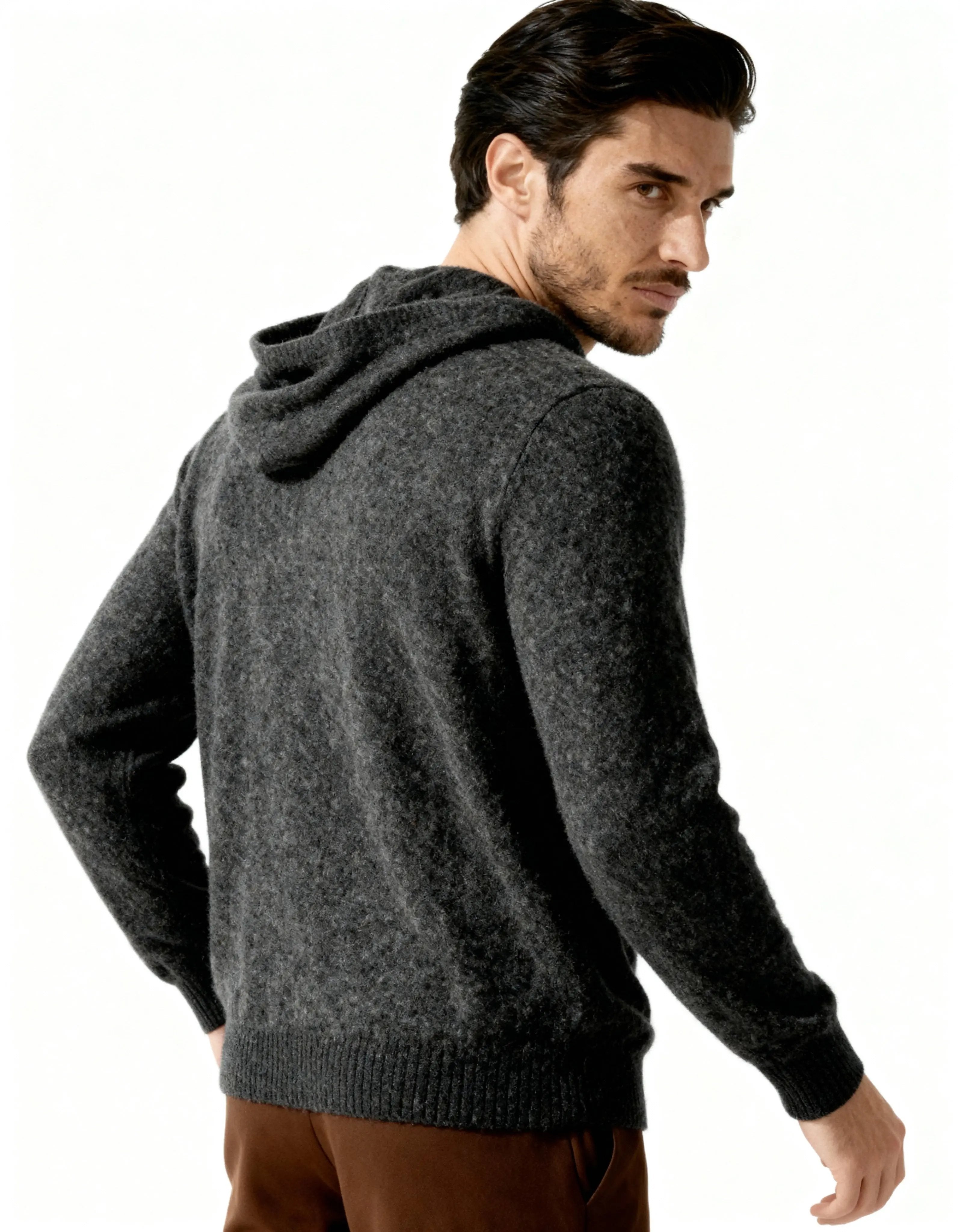 100% Cashmere Hoodie Old Money