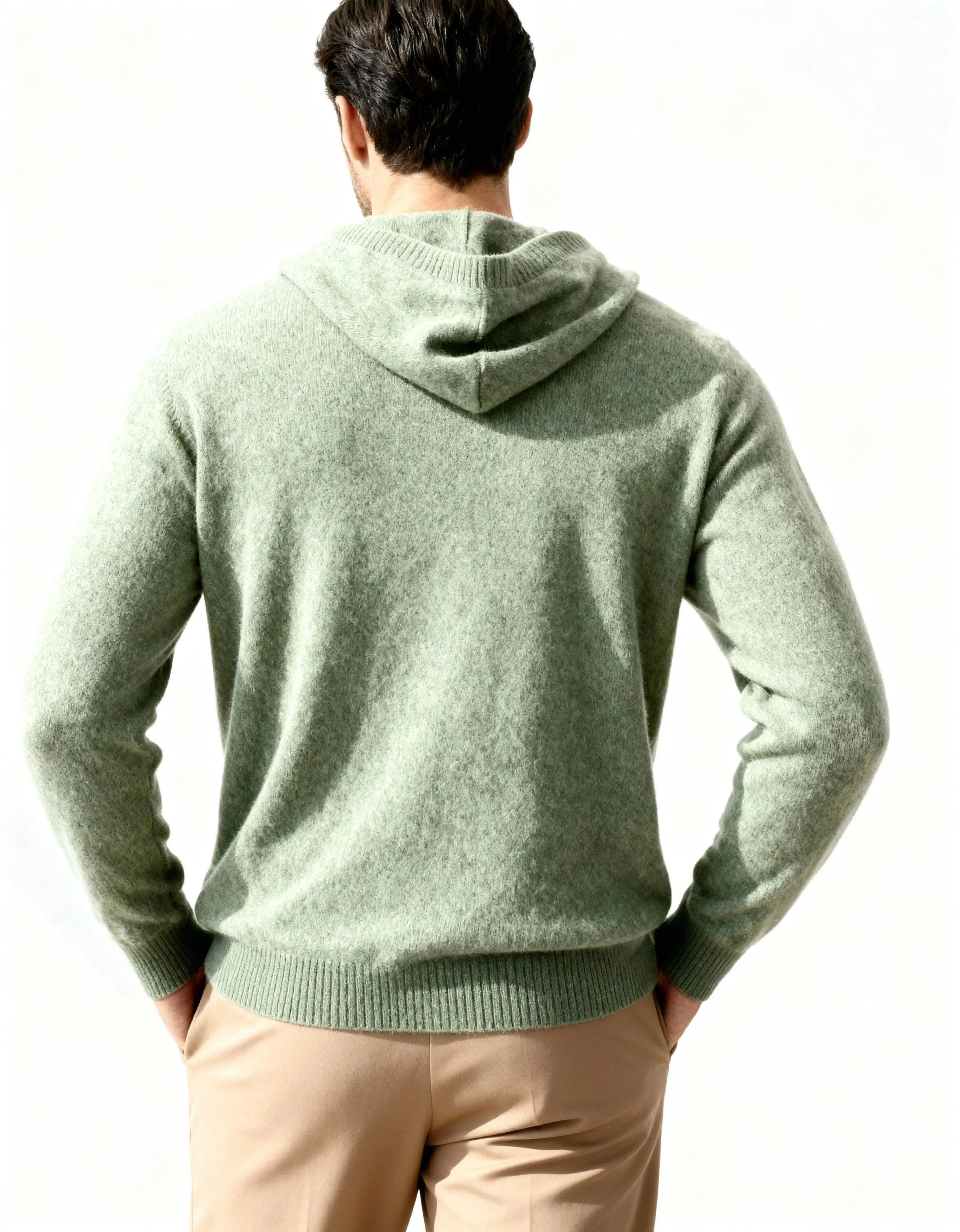 100% Cashmere Hoodie Old Money