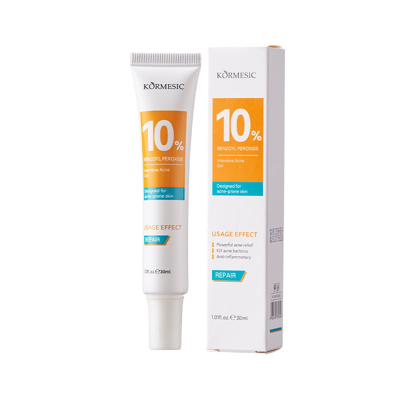 KORMESIC 10% Peroxyde de Benzoyle Gel Intensif Anti-Acné 30ml