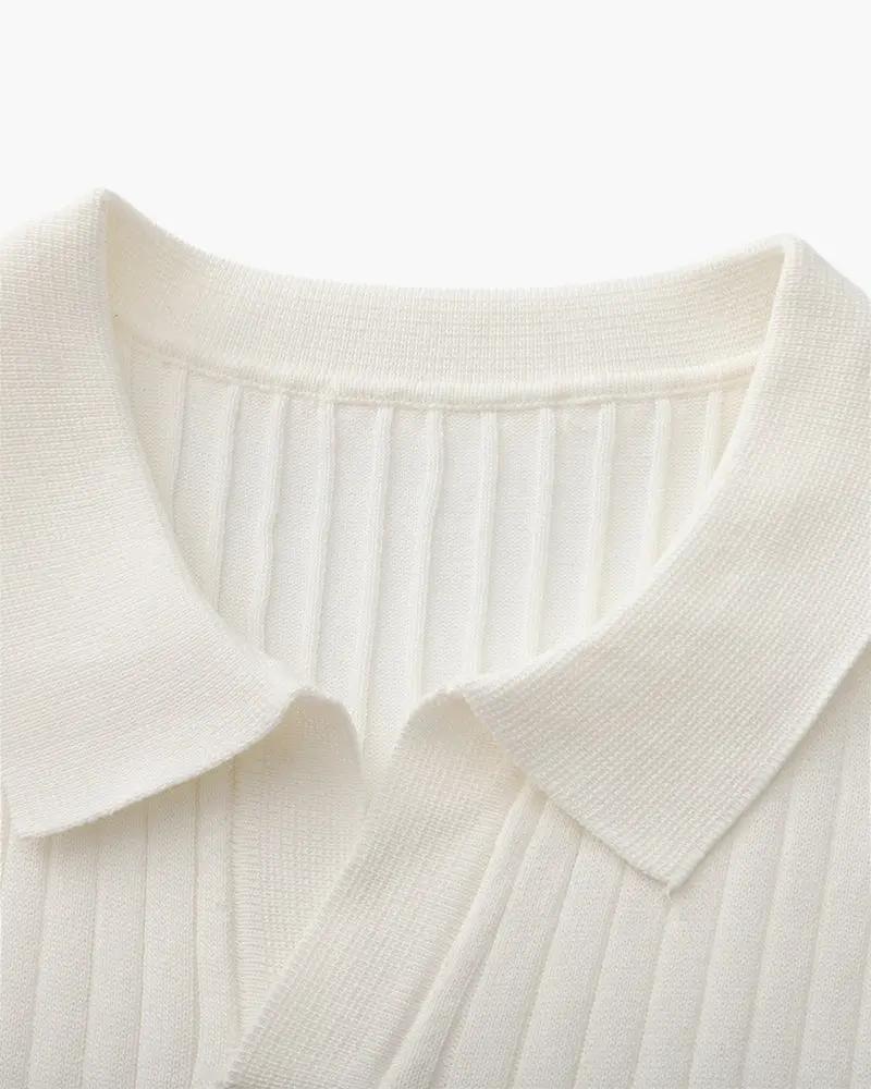 Premium Ribbed Polo Old Money