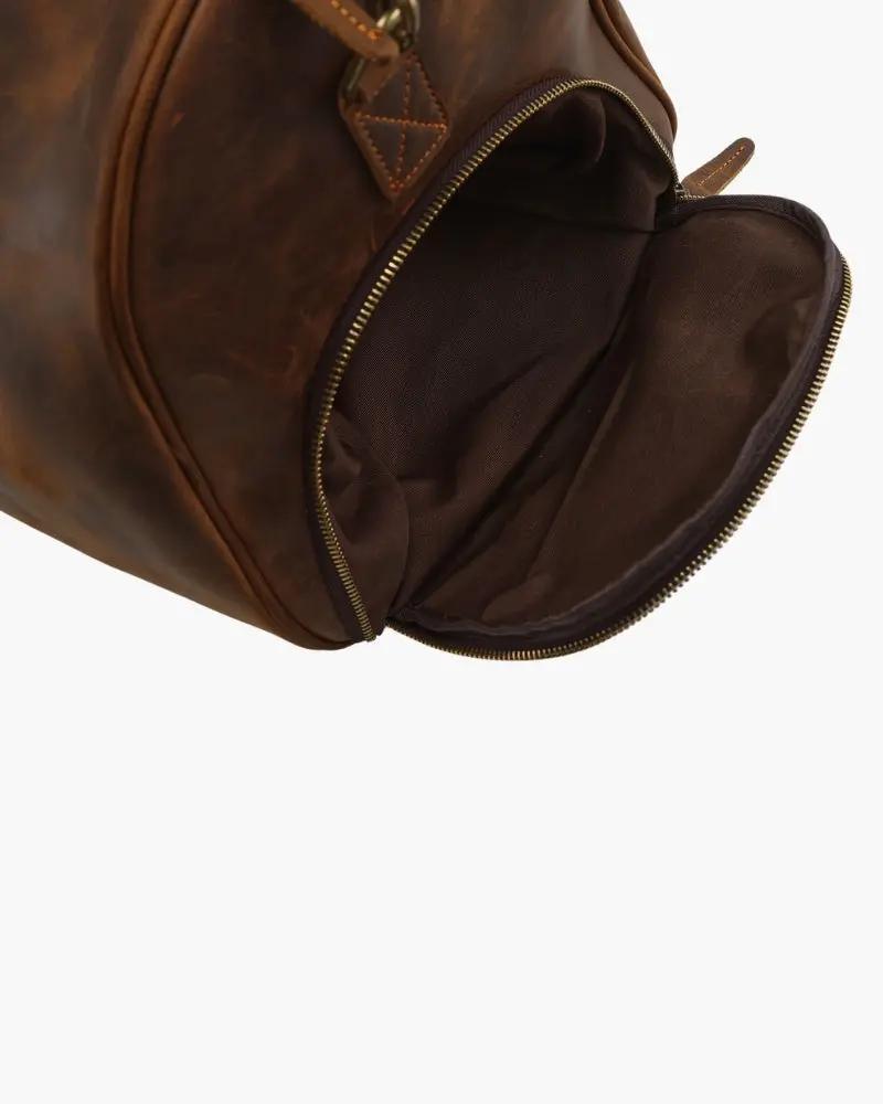 Montague Leather Duffle Old Money