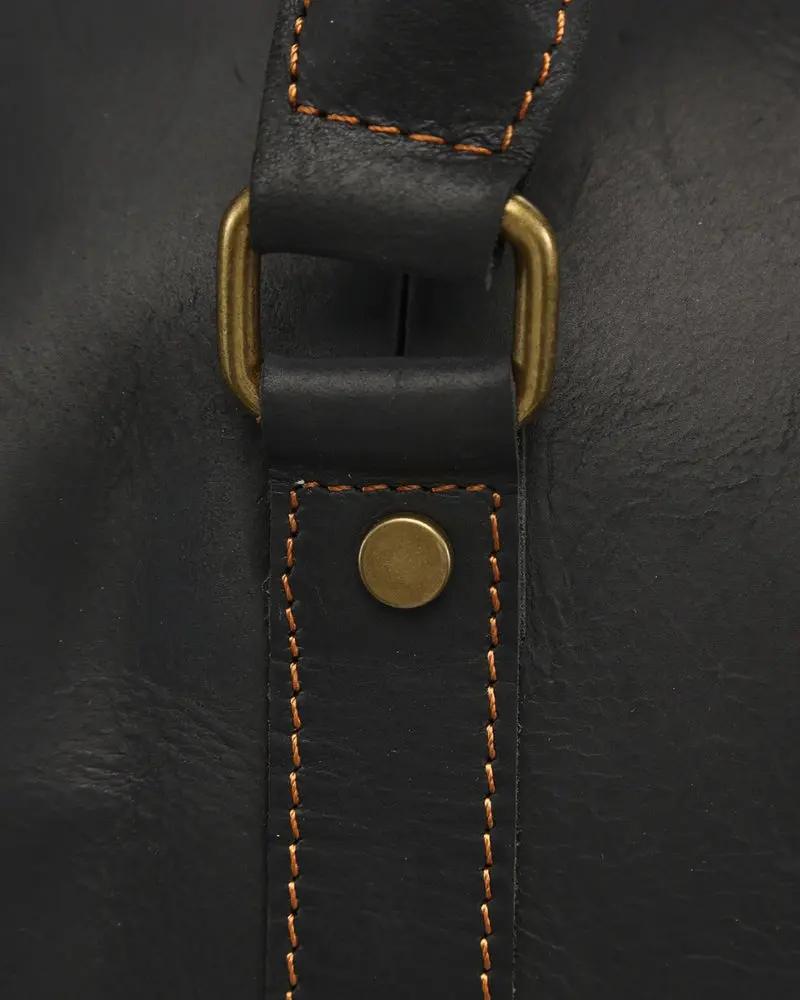 Montague Leather Duffle Old Money