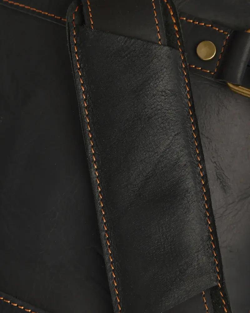 Montague Leather Duffle Old Money