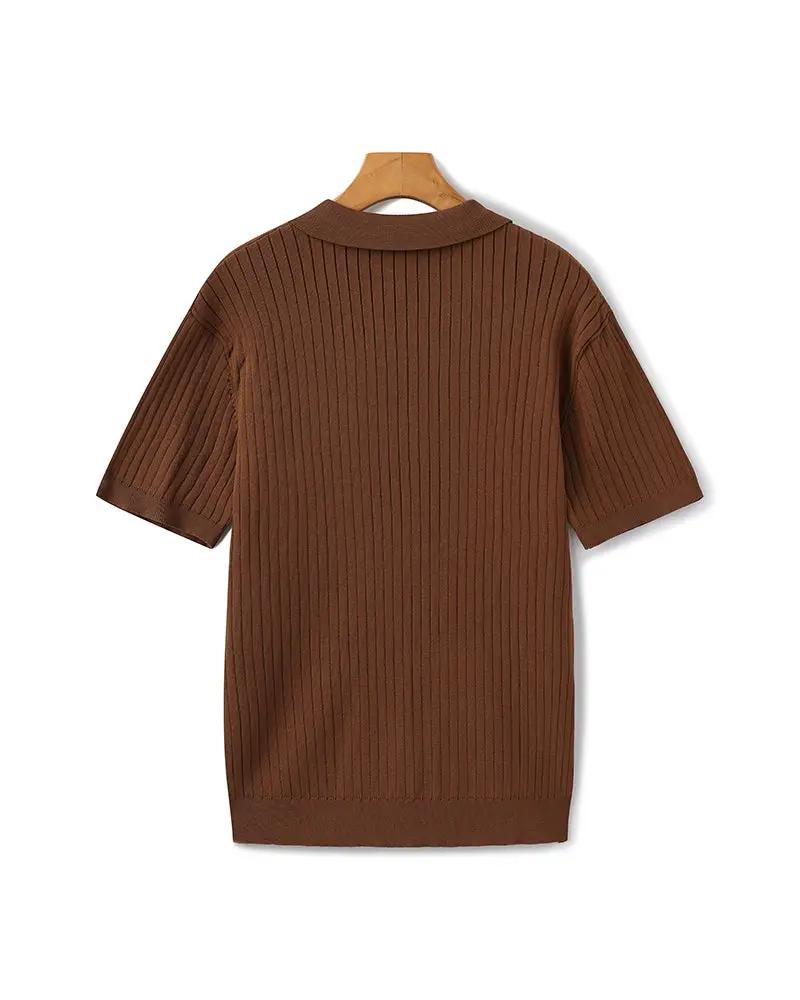 Premium Ribbed Polo Old Money