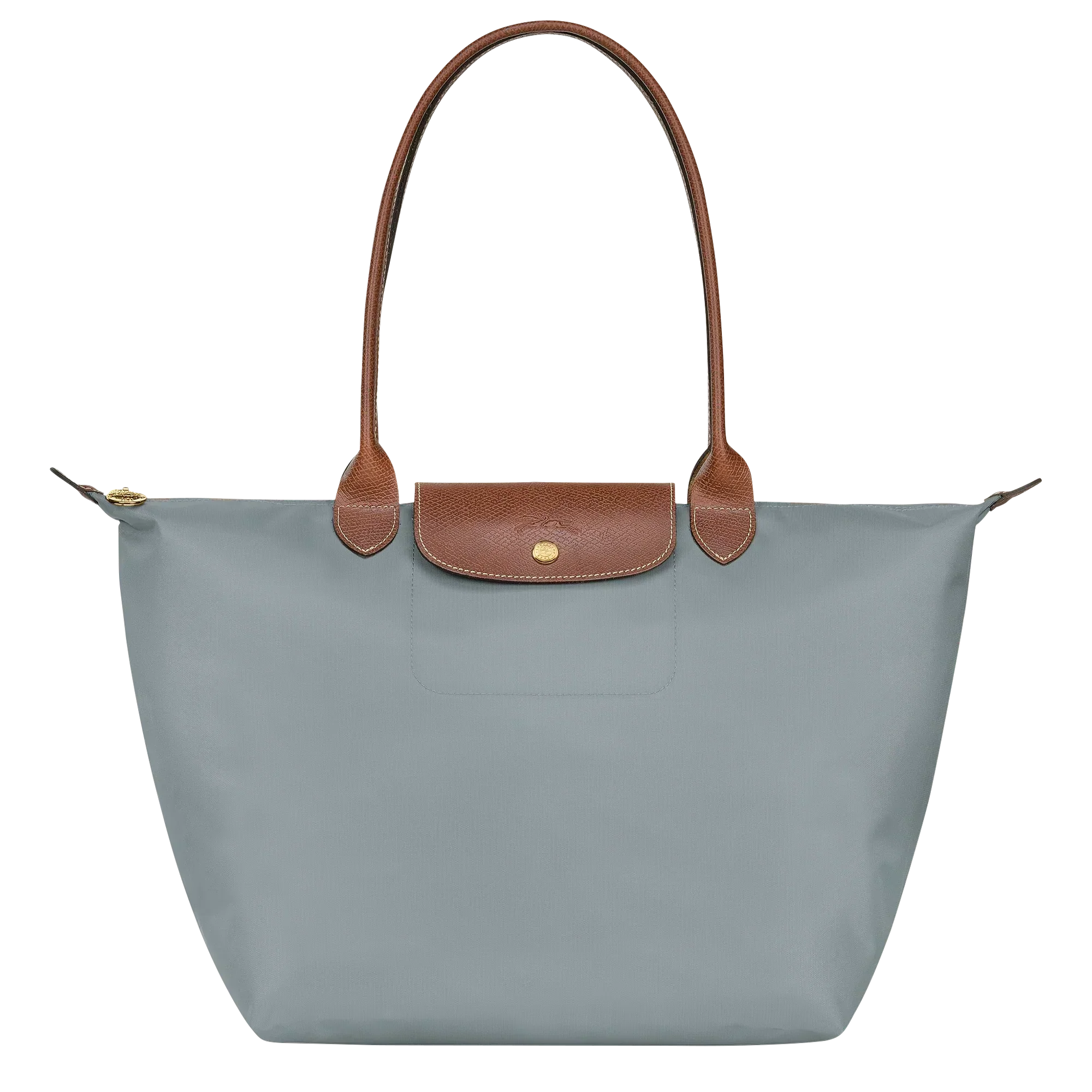 Longchamp - Grand sac cabas Le Pliage, Acier