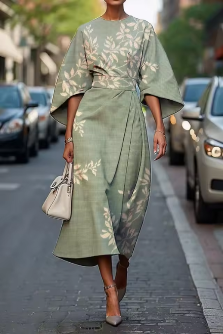 Moxlan | Robe Fleurie Élégante