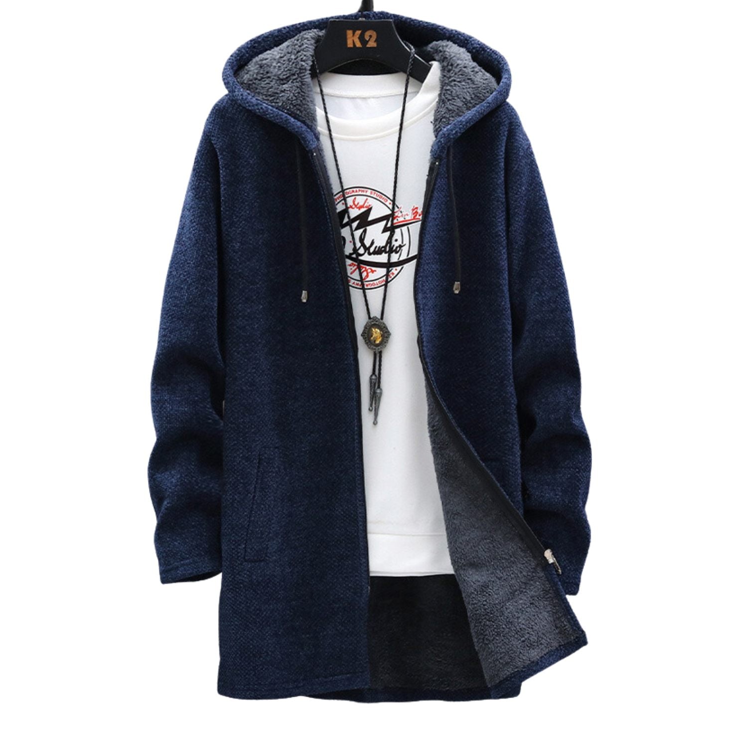 Lauraa - Cardigan zippé confortable