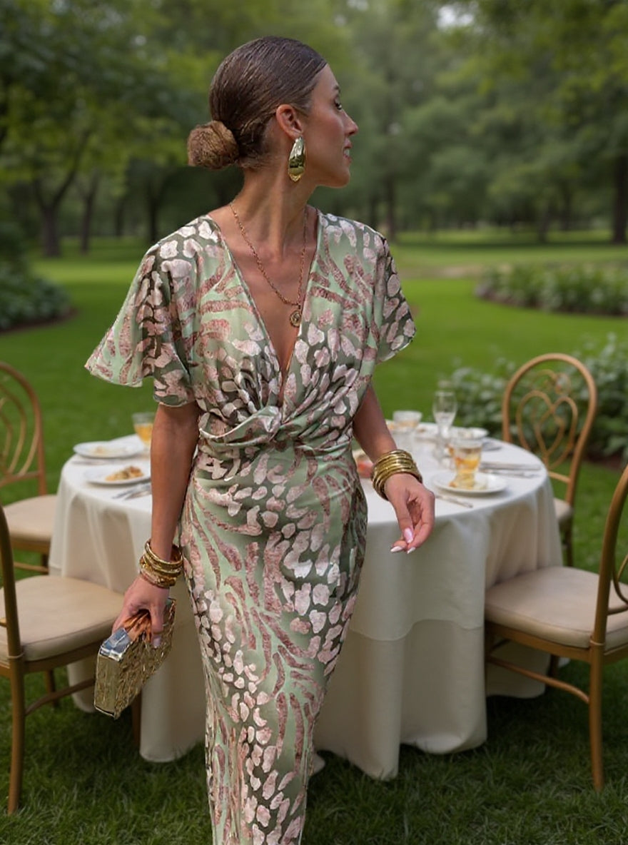 Emmeline™ - ROBE MIDI CUIVRÉE
