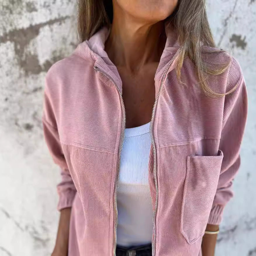 Clémence - Veste en Velours Confortable