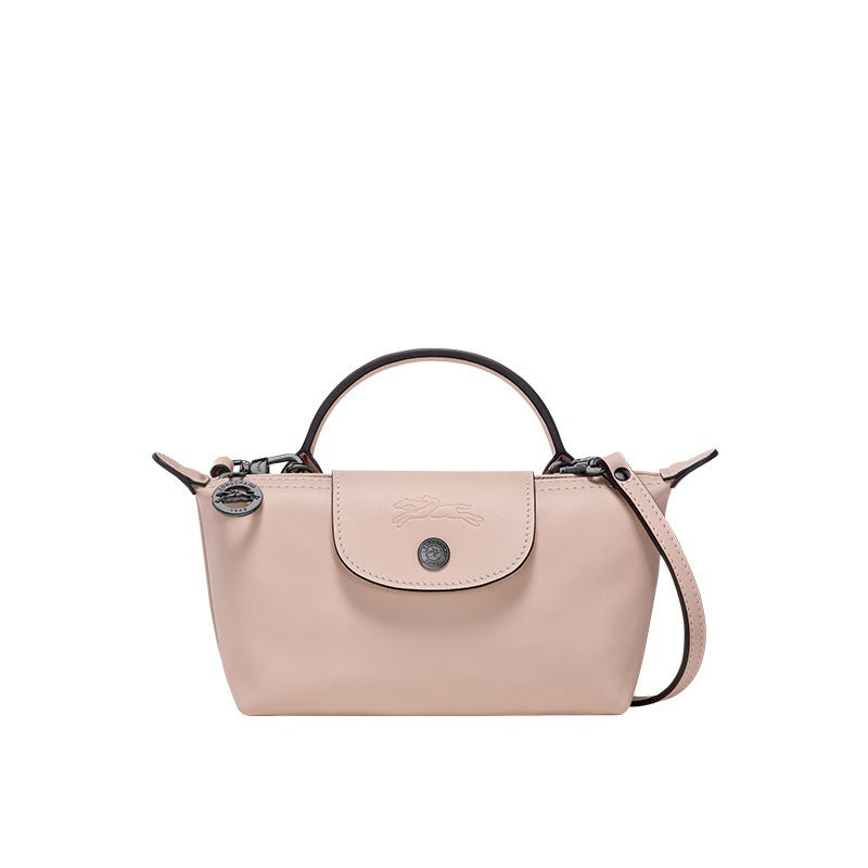 Mini sac Longchamp en cuir - Rose