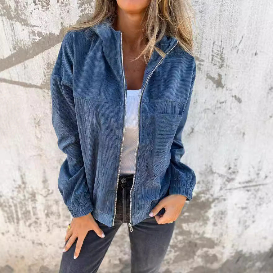 Clémence - Veste en Velours Confortable