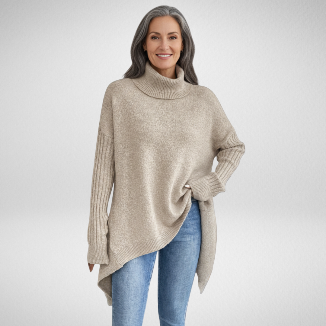 Isabelle - Pull Asymétrique Chic