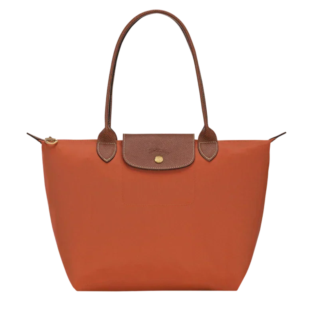Longchamp - Grand Sac cabas Le Pliage, brique
