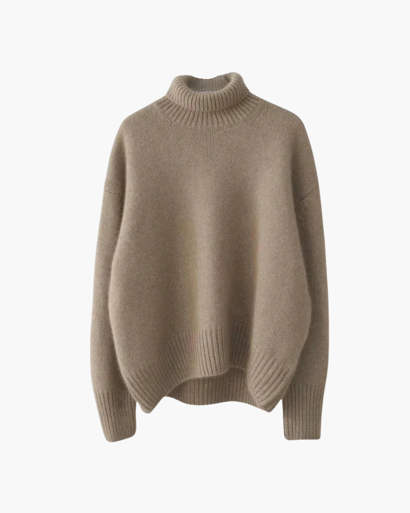 Pull Doux à Col Roulé