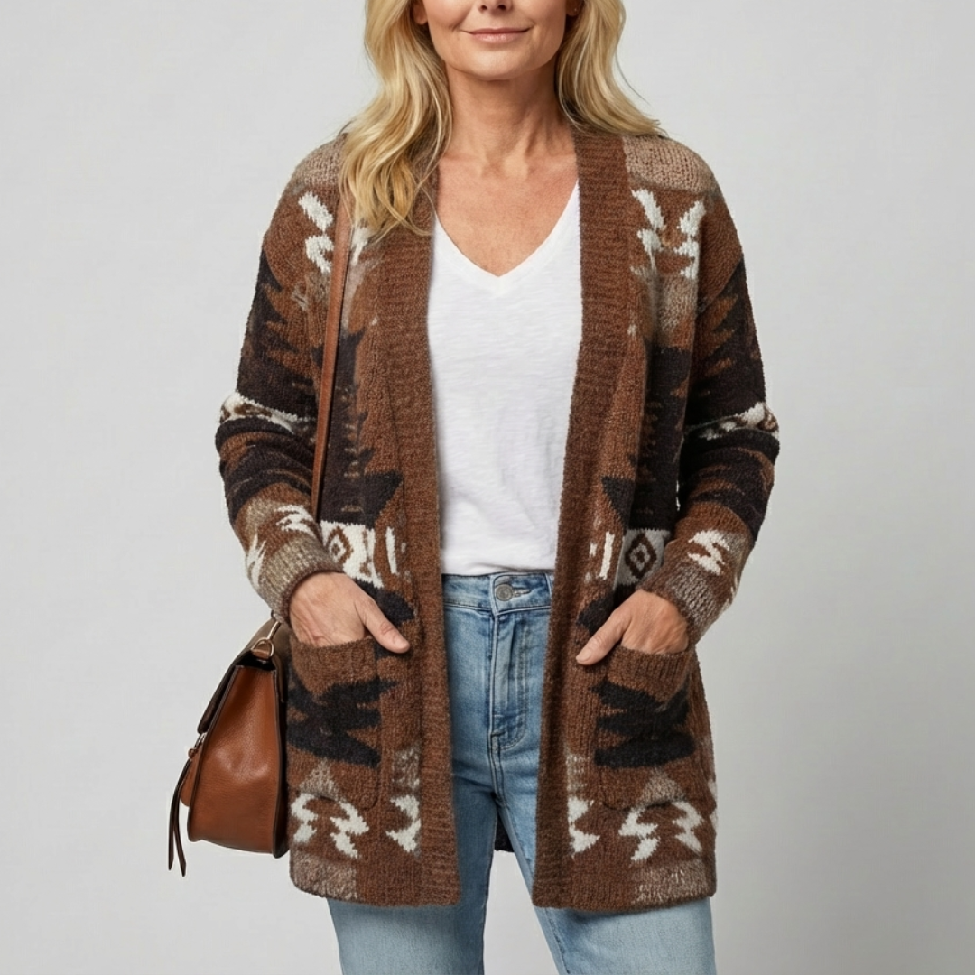 Campbell - Gilet aztèque élégant