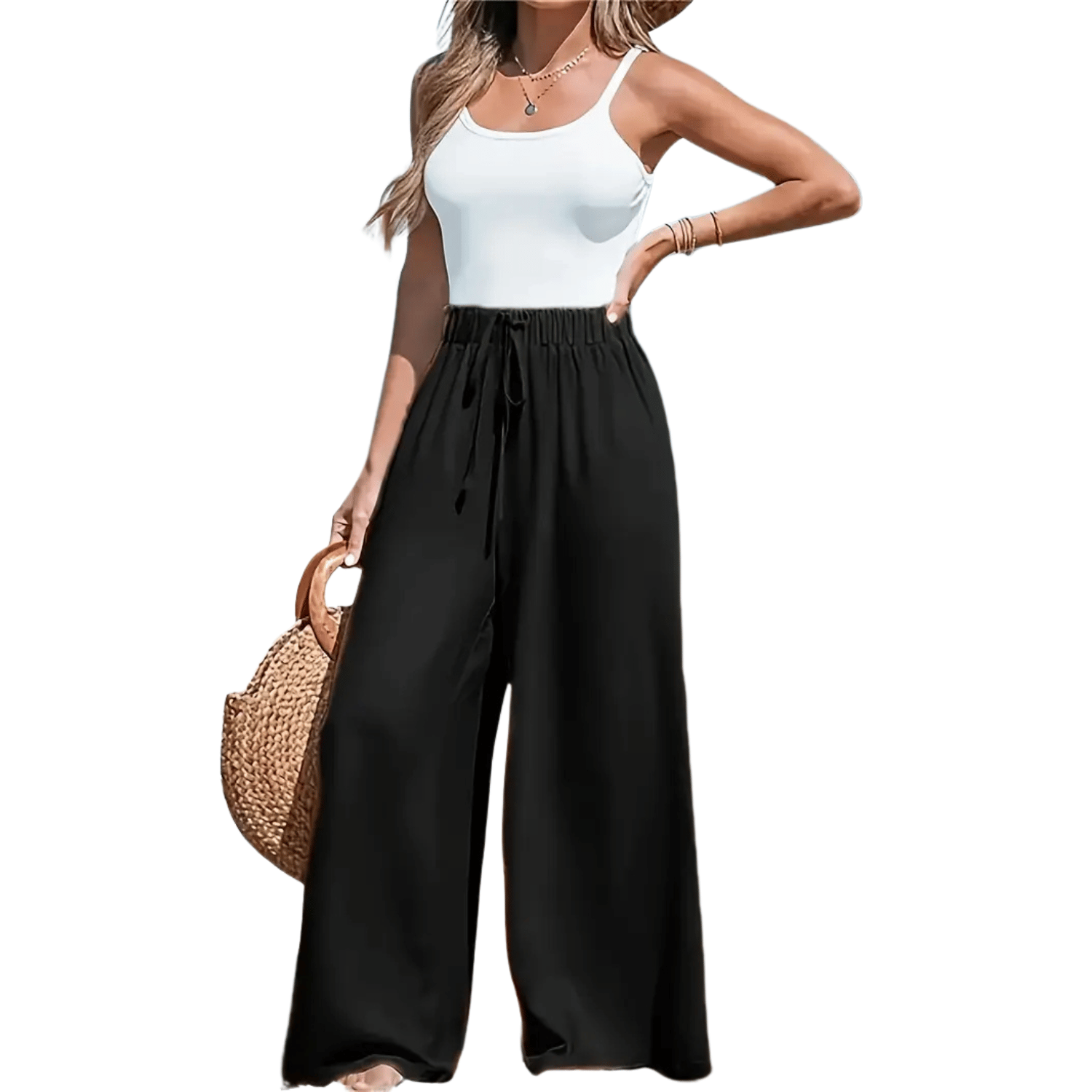 Liv - Pantalons élégants taille haute