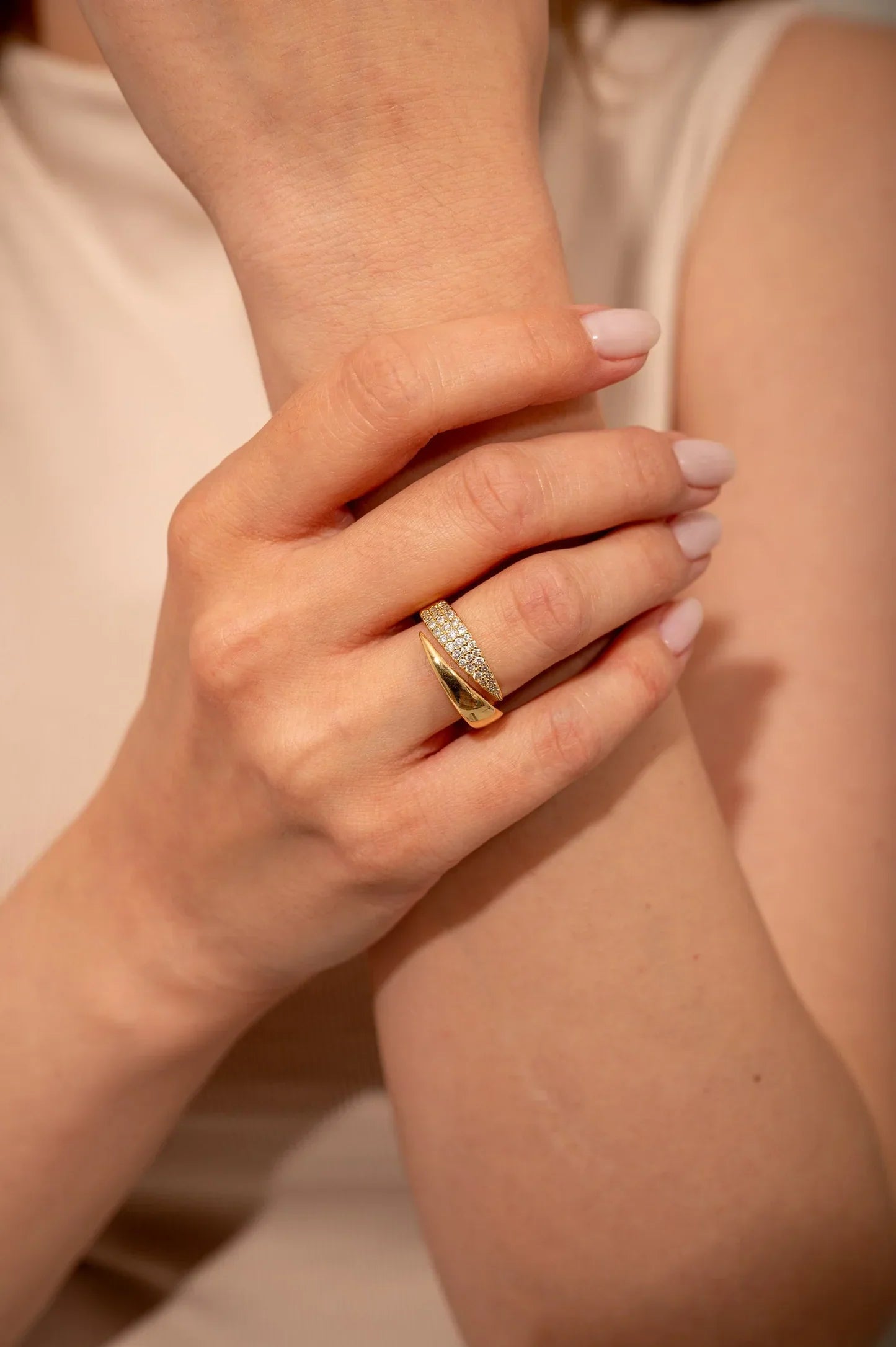 Sophie - Bague Ajustable Élégante