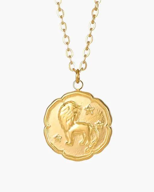 Zodiac Sign Necklace - Gold Old Money