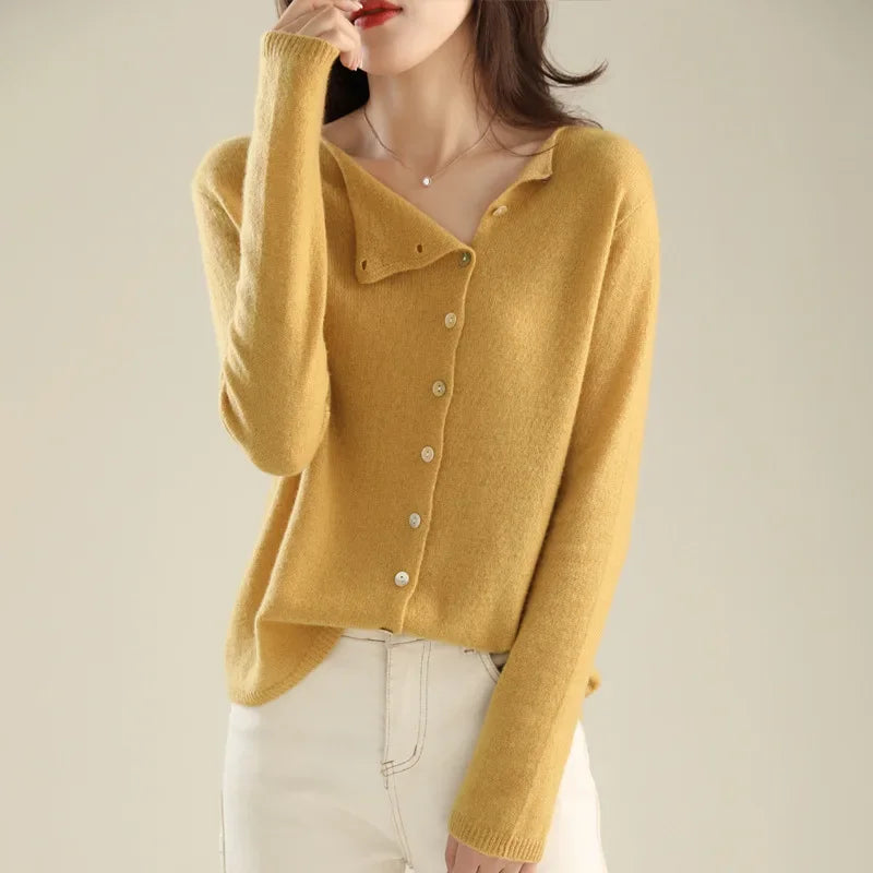 Mireille - Gilet en Tricot Élégant