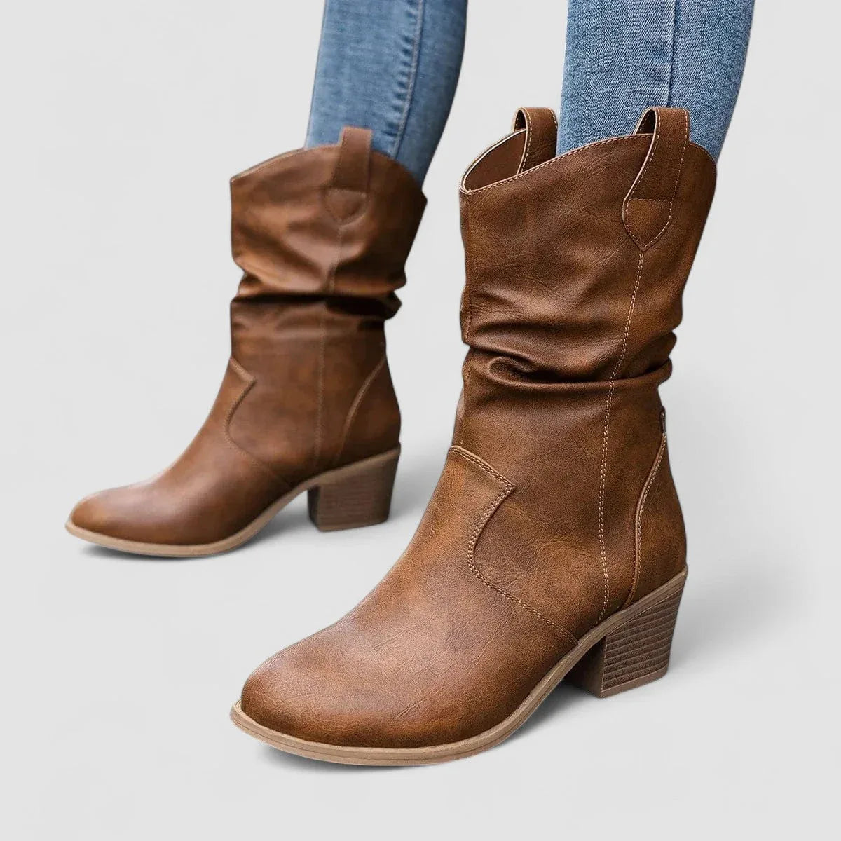 Vivian | Bottes en Cuir Orthopédiques