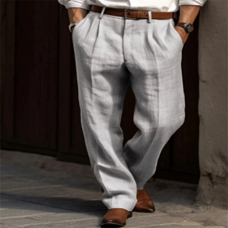Corsaro - Pantalon de tailleur en lin